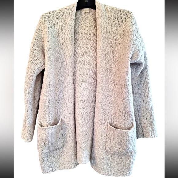 Altar'd State Sweaters - Altard State Chunky Tunic Open Cardigan Sweater Fuzzy Winter White sz S